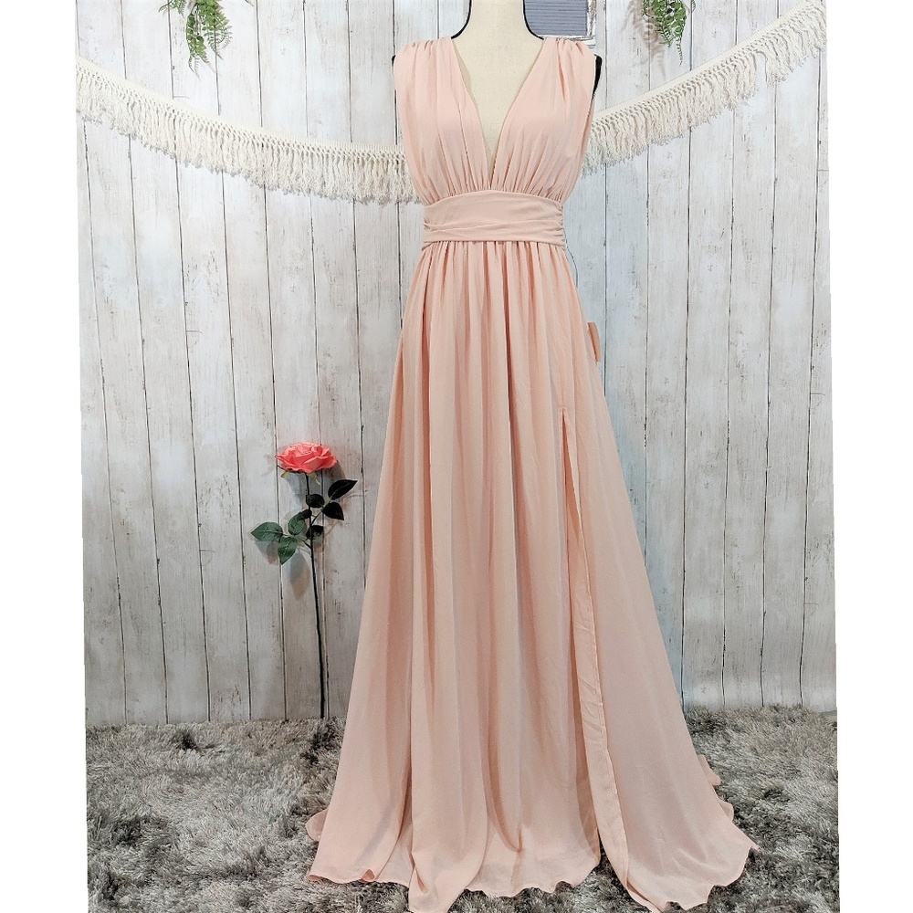 LULUS HEAVENLY HUES PROM WEDDING MAXI DRESS